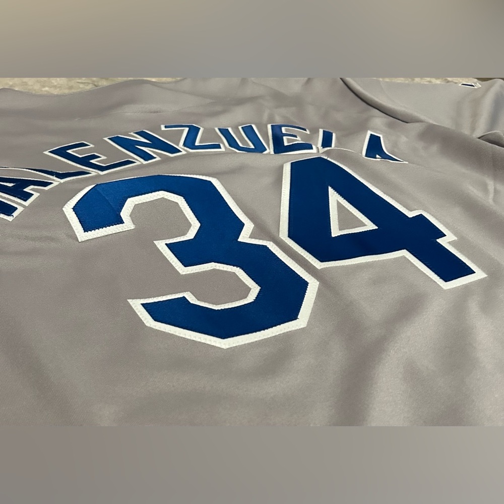 Majestic Authentic LA Dodgers Fernando Valenzuela #34 MLB Jersey Men’s Sz: XL - Picture 7 of 7